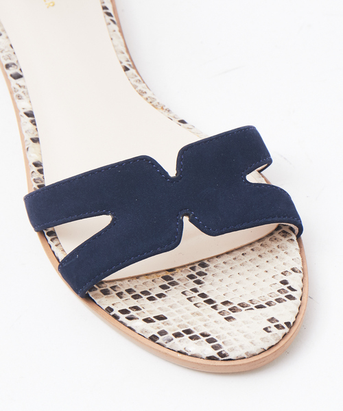 Au BANNISTER(オゥバニスター)の「【ロングヒットアイテム】アンクルストラップサンダル(サンダル・レディース・ブラック/ライトブルー/ネイビー/ピンクゴールド/ピンク/イエロー・35/38/39/40/34/36/37)」の22枚目の写真