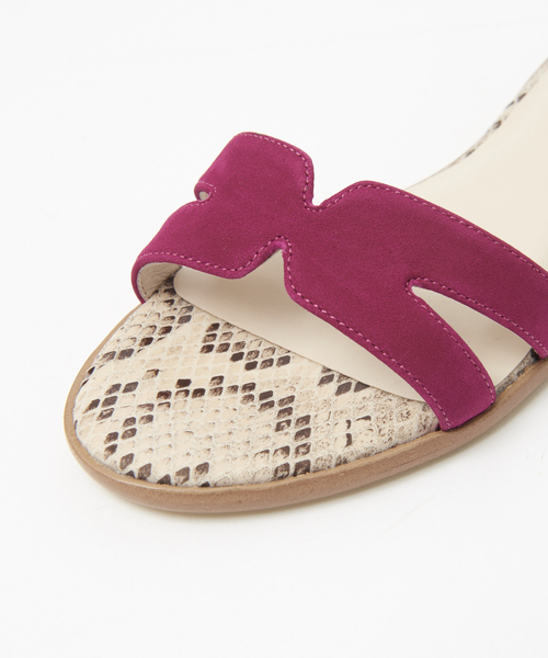 Au BANNISTER(オゥバニスター)の「【ロングヒットアイテム】アンクルストラップサンダル(サンダル・レディース・ブラック/ライトブルー/ネイビー/ピンクゴールド/ピンク/イエロー・35/38/39/40/34/36/37)」の13枚目の写真