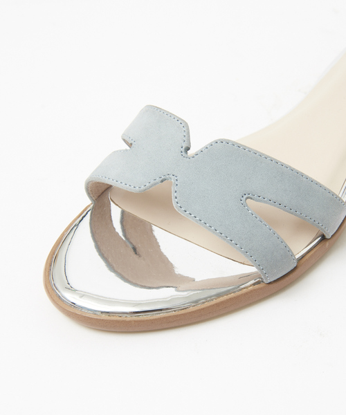 Au BANNISTER(オゥバニスター)の「【ロングヒットアイテム】アンクルストラップサンダル(サンダル・レディース・ブラック/ライトブルー/ネイビー/ピンクゴールド/ピンク/イエロー・35/38/39/40/34/36/37)」の8枚目の写真