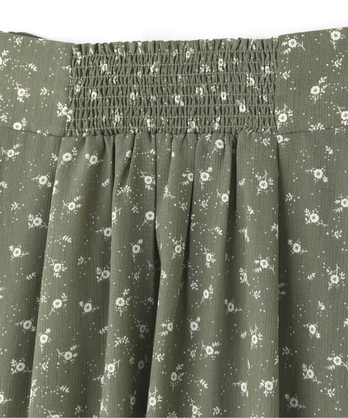 FREE'S MART（フリーズマート）の「【Sシリーズ対応】レトロフラワーマキシスカート（スカート・レディース・ブラック系その他/ホワイト系その他/グリーン系その他3・SMALL/MEDIUM）」の8枚目の写真