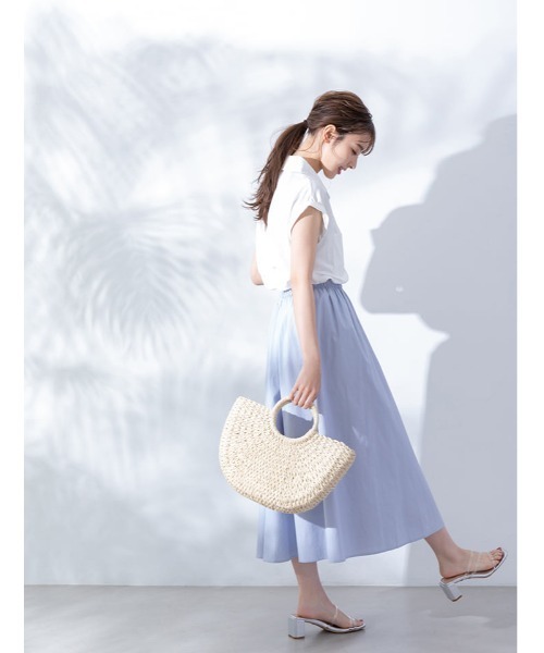 fifth（フィフス）の「【スタイリストプロデュース】クリアストラップヒールサンダル（サンダル・レディース・シルバー/ベージュ/ブラック・23.0cm/22.5cm/23.5cm/25.0cm/24.5cm/24.0cm）」の19枚目の写真