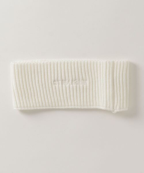 WEGO（ウィゴー）の「WEGO/ロゴ刺繍ヘアバンド（ニットキャップ/ビーニー・レディース・ホワイト/ブラック/パープル/ライム/オレンジ・FREE）」の12枚目の写真