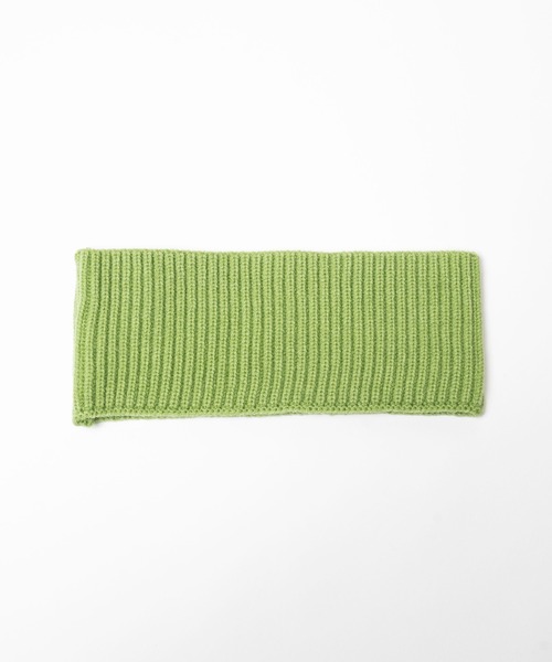 WEGO（ウィゴー）の「WEGO/ロゴ刺繍ヘアバンド（ニットキャップ/ビーニー・レディース・ホワイト/ブラック/パープル/ライム/オレンジ・FREE）」の11枚目の写真