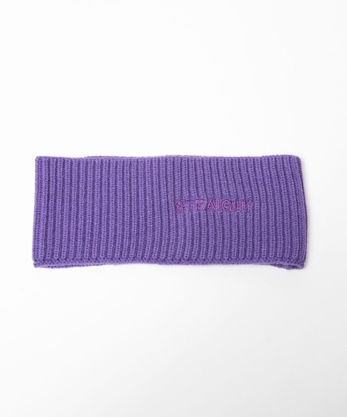 WEGO（ウィゴー）の「WEGO/ロゴ刺繍ヘアバンド（ニットキャップ/ビーニー・レディース・ホワイト/ブラック/パープル/ライム/オレンジ・FREE）」の14枚目の写真