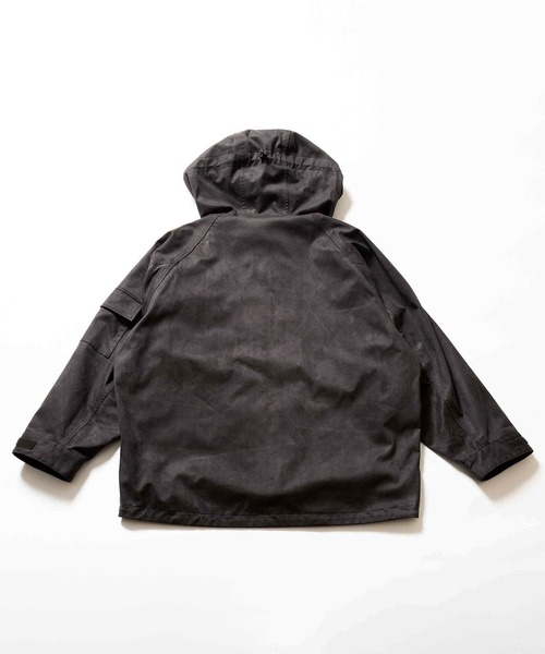 Johnbull(ジョンブル)の「スエードテトラテックスパーカー(マウンテンパーカー・メンズ・ブラック・SMALL/MEDIUM/LARGE)」の5枚目の写真