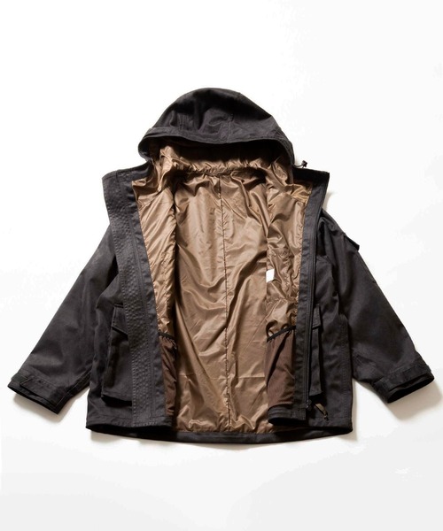 Johnbull(ジョンブル)の「スエードテトラテックスパーカー(マウンテンパーカー・メンズ・ブラック・SMALL/MEDIUM/LARGE)」の3枚目の写真