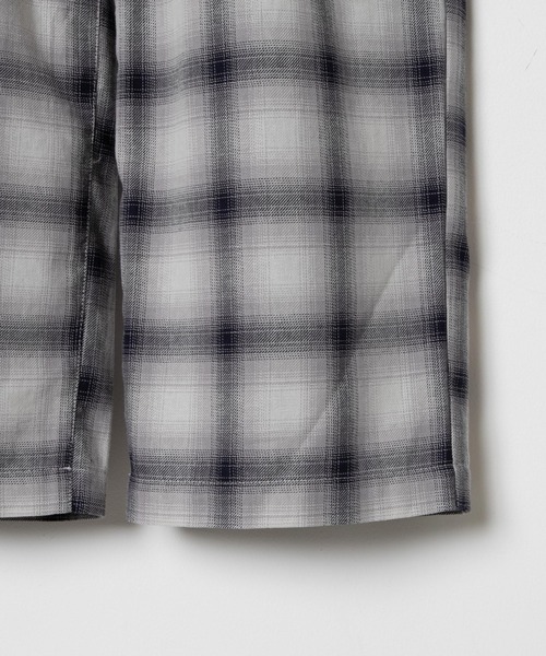 WEGO（ウィゴー）の「WEGO/オンブレチェック ルーズイージーパンツ（スラックス・メンズ・ネイビー/サックスブルー・MEDIUM/LARGE）」の6枚目の写真