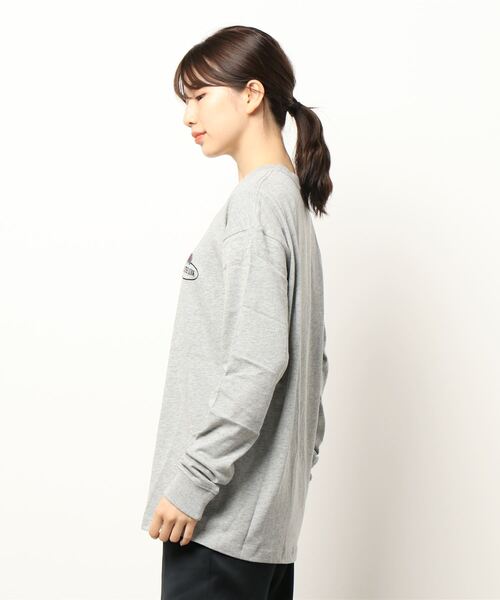 FRUIT OF THE LOOM(フルーツオブザルーム)の「プリントL/STシャツ / ロゴ / シンプル / 長袖 / オーバーサイズ(Tシャツ/カットソー・レディース・ホワイト/ブラック/グレー・L/XL/M)」の4枚目の写真