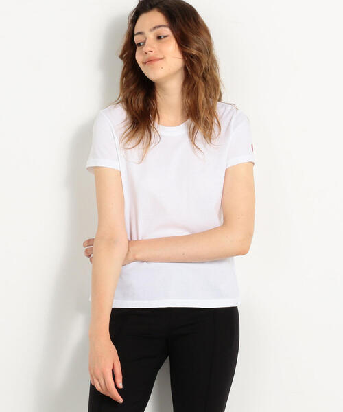 JAMES PERSE(ジェームスパース)の「ベーシックバックプリント クルーネックTシャツ WLJ3114TM(Tシャツ/カットソー・レディース・ホワイト/レッド/ブルー系その他4・1/2/0/3)」の2枚目の写真