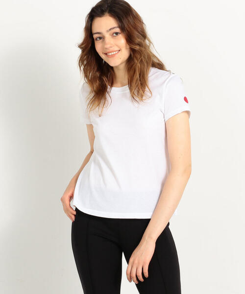 JAMES PERSE(ジェームスパース)の「ベーシックバックプリント クルーネックTシャツ WLJ3114TM(Tシャツ/カットソー・レディース・ホワイト/レッド/ブルー系その他4・1/2/0/3)」の5枚目の写真