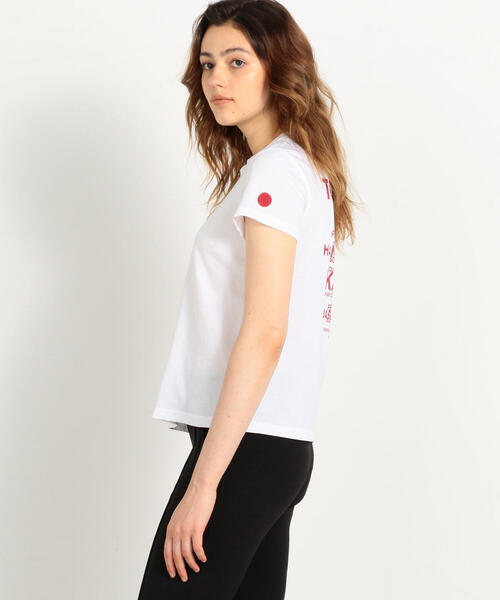JAMES PERSE(ジェームスパース)の「ベーシックバックプリント クルーネックTシャツ WLJ3114TM(Tシャツ/カットソー・レディース・ホワイト/レッド/ブルー系その他4・1/2/0/3)」の6枚目の写真