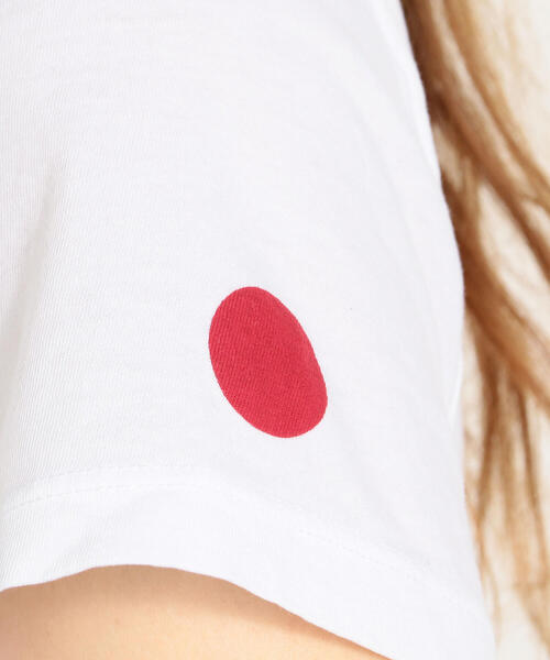 JAMES PERSE(ジェームスパース)の「ベーシックバックプリント クルーネックTシャツ WLJ3114TM(Tシャツ/カットソー・レディース・ホワイト/レッド/ブルー系その他4・1/2/0/3)」の8枚目の写真