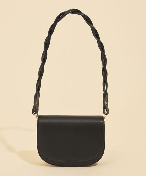 BEAUTY&YOUTH UNITED ARROWS(ビューティーアンドユースユナイテッドアローズ)の「フラップツイストショルダーバッグ -2WAY- ∴(ショルダーバッグ・レディース・ブラック/ライム・FREE)」の16枚目の写真