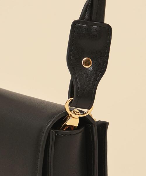 BEAUTY&YOUTH UNITED ARROWS(ビューティーアンドユースユナイテッドアローズ)の「フラップツイストショルダーバッグ -2WAY- ∴(ショルダーバッグ・レディース・ブラック/ライム・FREE)」の19枚目の写真