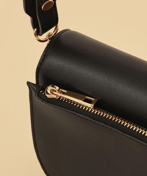 BEAUTY&YOUTH UNITED ARROWS(ビューティーアンドユースユナイテッドアローズ)の「フラップツイストショルダーバッグ -2WAY- ∴(ショルダーバッグ・レディース・ブラック/ライム・FREE)」の14枚目の写真