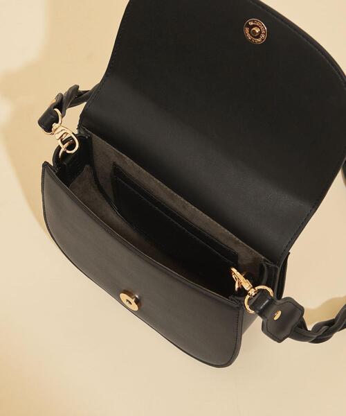 BEAUTY&YOUTH UNITED ARROWS(ビューティーアンドユースユナイテッドアローズ)の「フラップツイストショルダーバッグ -2WAY- ∴(ショルダーバッグ・レディース・ブラック/ライム・FREE)」の22枚目の写真