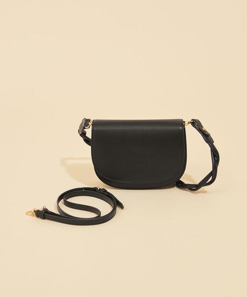 BEAUTY&YOUTH UNITED ARROWS(ビューティーアンドユースユナイテッドアローズ)の「フラップツイストショルダーバッグ -2WAY- ∴(ショルダーバッグ・レディース・ブラック/ライム・FREE)」の7枚目の写真