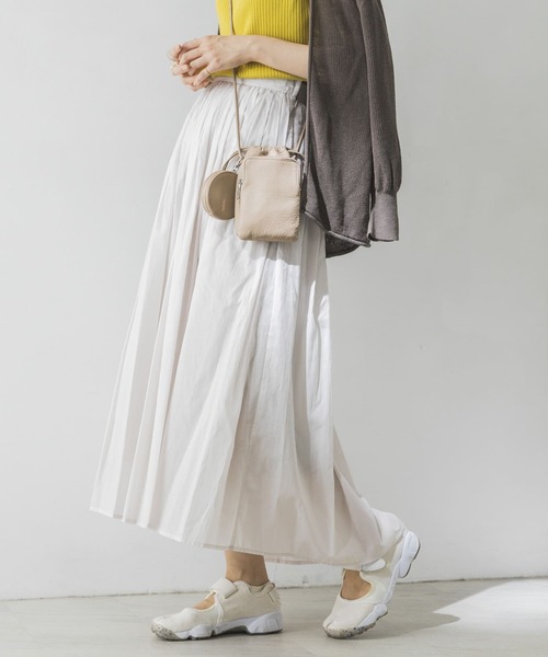 URBAN RESEARCH(アーバンリサーチ)の「ボックスタックエアリーロングスカート(スカート・レディース・オフホワイト/ライトブルー/ブラック/パープル系その他・FREE)」の14枚目の写真