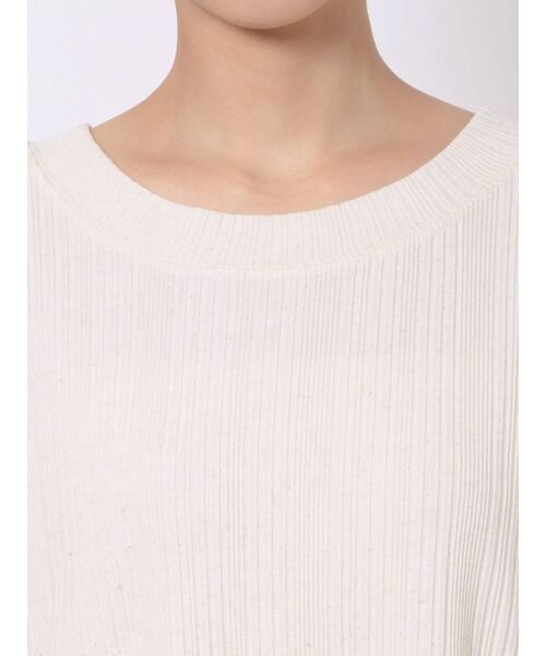 MURUA（ムルーア）の「麻混ナチュラルタンク（Tシャツ/カットソー・レディース・オレンジ/ブラック/アイボリー・FREE）」の17枚目の写真