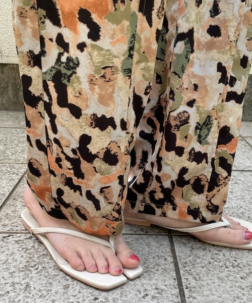 CAPRICIEUX LE'MAGE(カプリシューレマージュ)の「モザイク柄イージーパンツ(その他パンツ・レディース・オレンジ/ブルー・FREE)」の11枚目の写真