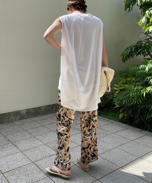 CAPRICIEUX LE'MAGE(カプリシューレマージュ)の「モザイク柄イージーパンツ(その他パンツ・レディース・オレンジ/ブルー・FREE)」の19枚目の写真