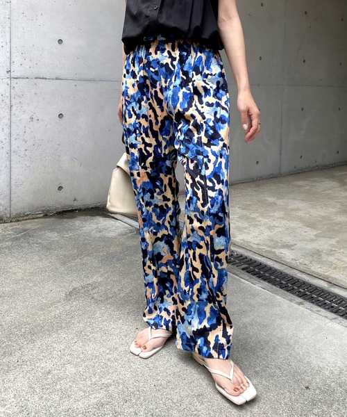 CAPRICIEUX LE'MAGE(カプリシューレマージュ)の「モザイク柄イージーパンツ(その他パンツ・レディース・オレンジ/ブルー・FREE)」の20枚目の写真