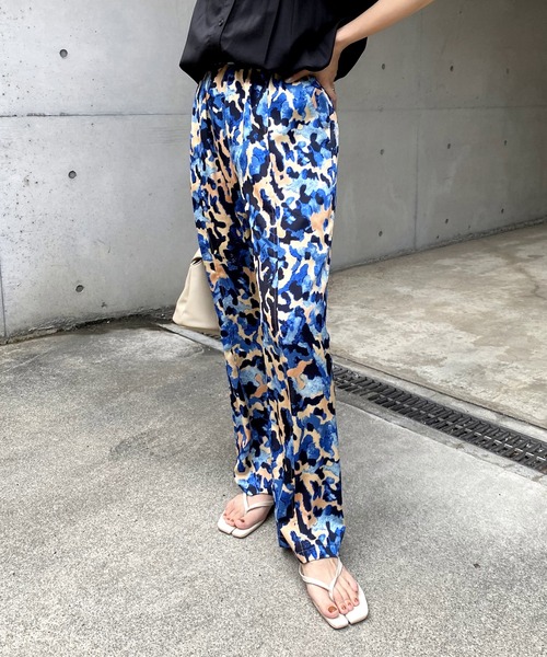 CAPRICIEUX LE'MAGE(カプリシューレマージュ)の「モザイク柄イージーパンツ(その他パンツ・レディース・オレンジ/ブルー・FREE)」の21枚目の写真