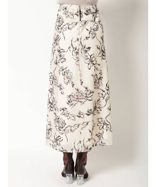 MERCURYDUO（マーキュリーデュオ）の「フロッキープリントフレアスカート（スカート・レディース・ブラウン/アイボリー・SMALL/MEDIUM）」の17枚目の写真