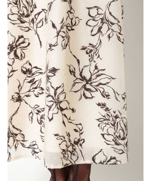 MERCURYDUO（マーキュリーデュオ）の「フロッキープリントフレアスカート（スカート・レディース・ブラウン/アイボリー・SMALL/MEDIUM）」の20枚目の写真