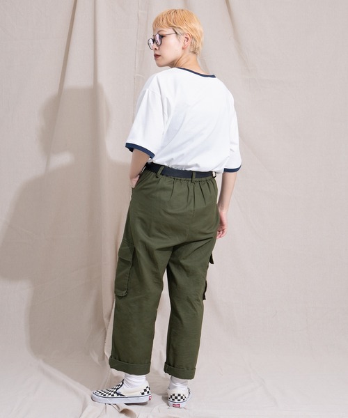 kutir（クティール）の「リンガートレインプリントTシャツ（Tシャツ/カットソー・レディース・ホワイト/オフホワイト/オートミール/アイボリー・FREE）」の6枚目の写真