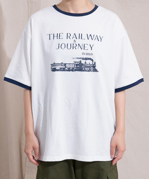 kutir（クティール）の「リンガートレインプリントTシャツ（Tシャツ/カットソー・レディース・ホワイト/オフホワイト/オートミール/アイボリー・FREE）」の20枚目の写真