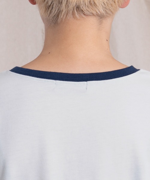 kutir（クティール）の「リンガートレインプリントTシャツ（Tシャツ/カットソー・レディース・ホワイト/オフホワイト/オートミール/アイボリー・FREE）」の12枚目の写真