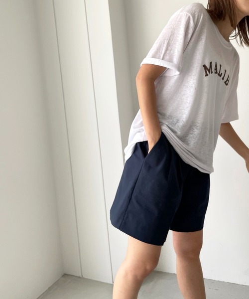 CANAL JEAN（キャナルジーン）の「via j(ヴィアジェイ) "MALIBU"半袖Tシャツ（Tシャツ/カットソー・レディース・ホワイト/ブラック/ネイビー・ONE SIZE）」の16枚目の写真