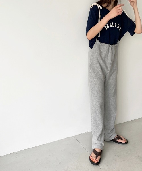 CANAL JEAN（キャナルジーン）の「via j(ヴィアジェイ) "MALIBU"半袖Tシャツ（Tシャツ/カットソー・レディース・ホワイト/ブラック/ネイビー・ONE SIZE）」の9枚目の写真