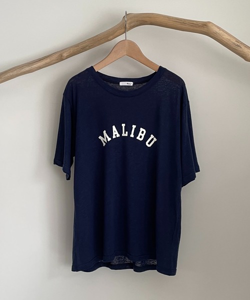 CANAL JEAN（キャナルジーン）の「via j(ヴィアジェイ) "MALIBU"半袖Tシャツ（Tシャツ/カットソー・レディース・ホワイト/ブラック/ネイビー・ONE SIZE）」の13枚目の写真