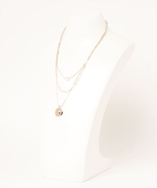 Heather（ヘザー）の「コインネックレス 216267（ネックレス・レディース・シルバー/ゴールド・ONE SIZE）」の7枚目の写真