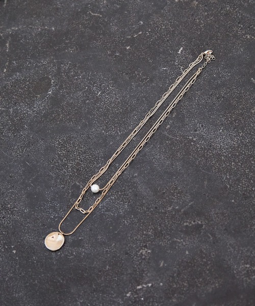 Heather（ヘザー）の「コインネックレス 216267（ネックレス・レディース・シルバー/ゴールド・ONE SIZE）」の2枚目の写真