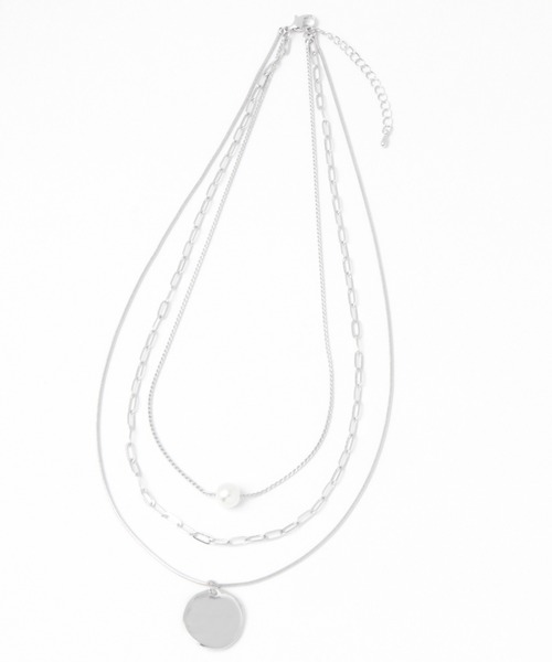 Heather（ヘザー）の「コインネックレス 216267（ネックレス・レディース・シルバー/ゴールド・ONE SIZE）」の4枚目の写真