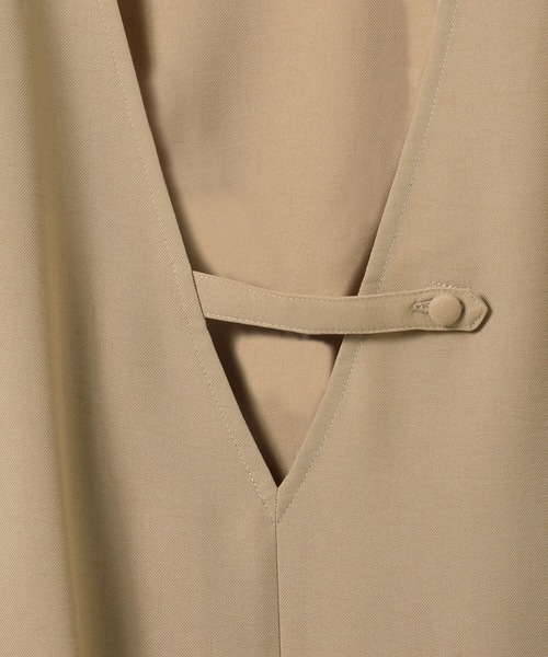 Ray BEAMS（レイビームス）の「Ray BEAMS / サイド オープン ジレ ワンピース（ワンピース・レディース・ブラック/ベージュ・ONE SIZE）」の11枚目の写真