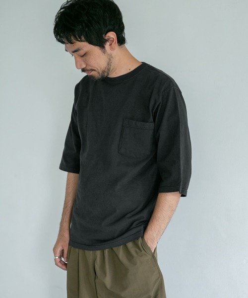 Goodwear(Since1983)（グッドウェア）の「『別注』Goodwear×DOORS 6分袖ポケットTシャツ（Tシャツ/カットソー・メンズ・ライトブルー/ボルドー/ライトカーキ/スミクロ・MEDIUM/LARGE）」の14枚目の写真