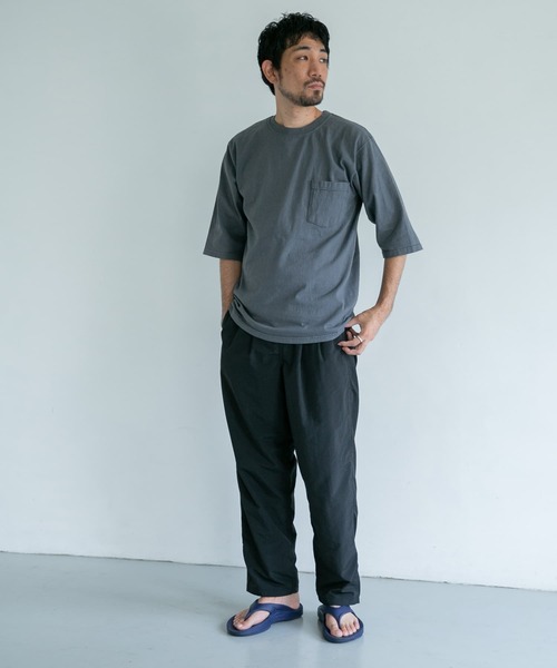 Goodwear(Since1983)（グッドウェア）の「『別注』Goodwear×DOORS 6分袖ポケットTシャツ（Tシャツ/カットソー・メンズ・ライトブルー/ボルドー/ライトカーキ/スミクロ・MEDIUM/LARGE）」の15枚目の写真