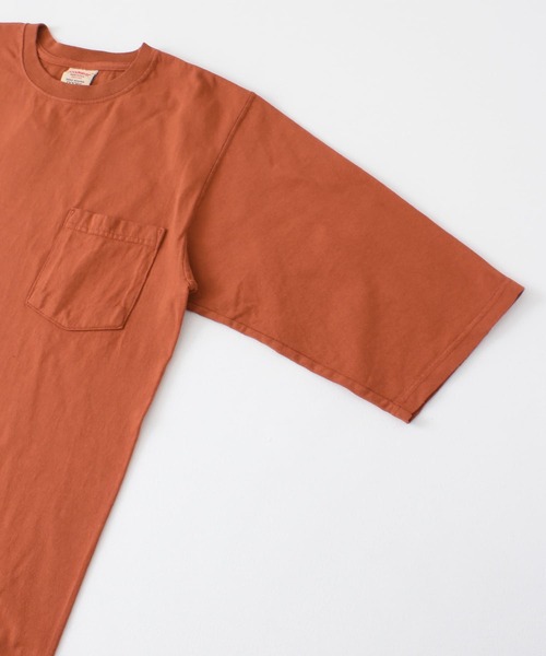 Goodwear(Since1983)（グッドウェア）の「『別注』Goodwear×DOORS 6分袖ポケットTシャツ（Tシャツ/カットソー・メンズ・ライトブルー/ボルドー/ライトカーキ/スミクロ・MEDIUM/LARGE）」の12枚目の写真