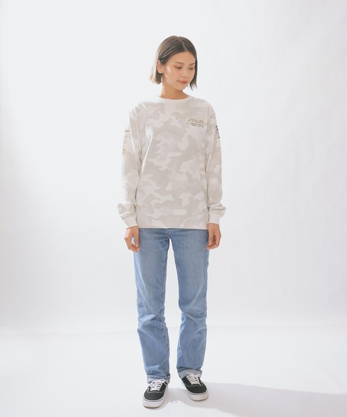 AVIREX(アヴィレックス)の「AVIREX アビレックス 6103530 ムーンランディング パッチ 長袖 クルーネックTシャツ(Tシャツ/カットソー・メンズ・ホワイト/グレー/ブラック・M/L/XL)」の19枚目の写真