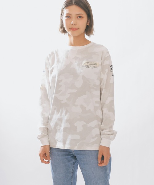AVIREX(アヴィレックス)の「AVIREX アビレックス 6103530 ムーンランディング パッチ 長袖 クルーネックTシャツ(Tシャツ/カットソー・メンズ・ホワイト/グレー/ブラック・M/L/XL)」の6枚目の写真