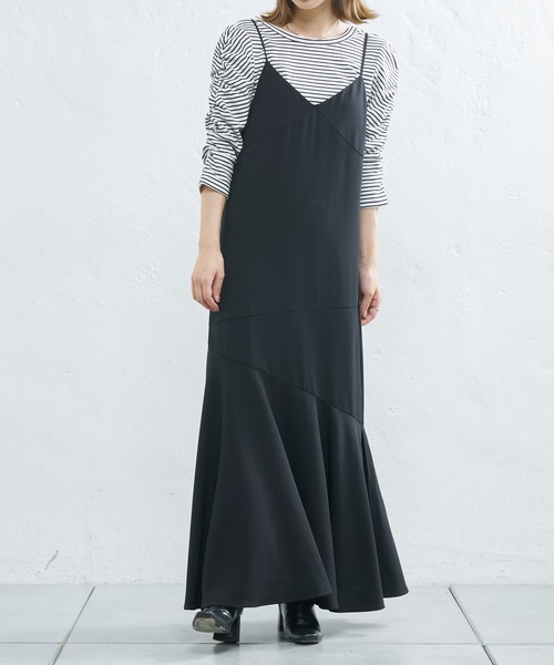 UNSPARE（アンスペア）の「【UNSPARE/アンスペア】ティアードキャミワンピース/WEB一部店舗限定（ワンピース・レディース・グリーン/ブラック・FREE）」の21枚目の写真