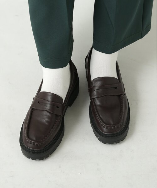 RAY CASSIN（レイカズン）の「スクエアタンクローファー（ローファー・レディース・ブラウン/グレイッシュベージュ/ブラック・MEDIUM/LARGE）」の3枚目の写真