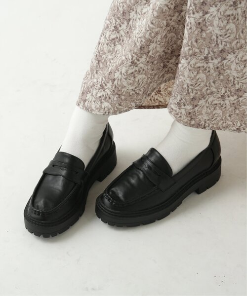 RAY CASSIN（レイカズン）の「スクエアタンクローファー（ローファー・レディース・ブラウン/グレイッシュベージュ/ブラック・MEDIUM/LARGE）」の2枚目の写真