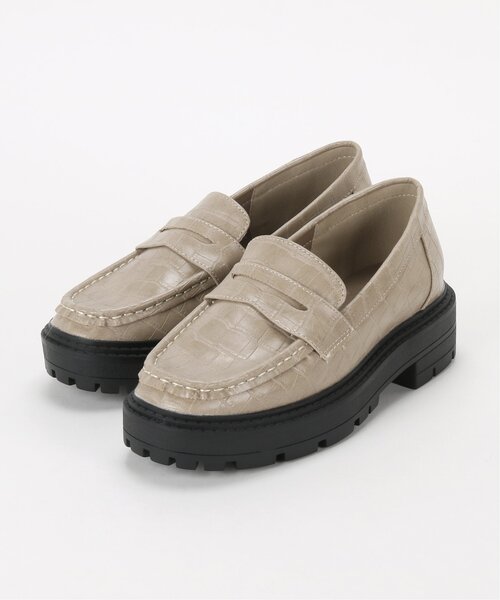 RAY CASSIN（レイカズン）の「スクエアタンクローファー（ローファー・レディース・ブラウン/グレイッシュベージュ/ブラック・MEDIUM/LARGE）」の9枚目の写真