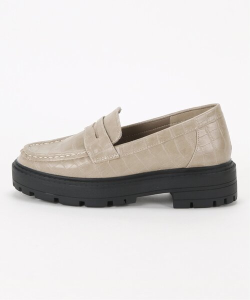 RAY CASSIN（レイカズン）の「スクエアタンクローファー（ローファー・レディース・ブラウン/グレイッシュベージュ/ブラック・MEDIUM/LARGE）」の11枚目の写真