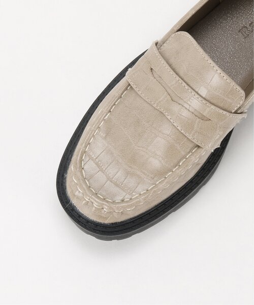 RAY CASSIN（レイカズン）の「スクエアタンクローファー（ローファー・レディース・ブラウン/グレイッシュベージュ/ブラック・MEDIUM/LARGE）」の13枚目の写真